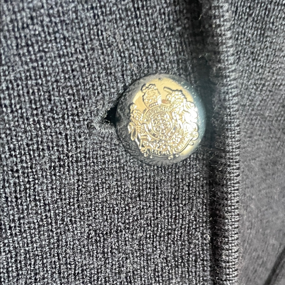 Vintage Polo by Ralph Lauren Navy Blazer with Embroidered Crest - Picture 5 of 12